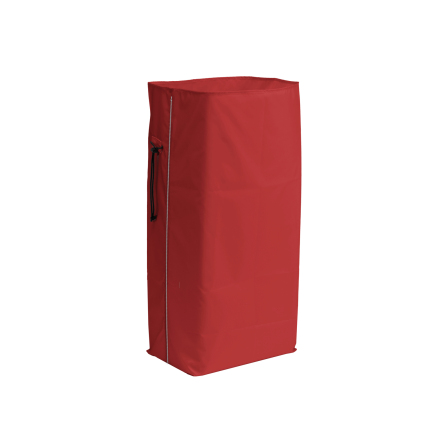 Sack with zip fastener red 120L