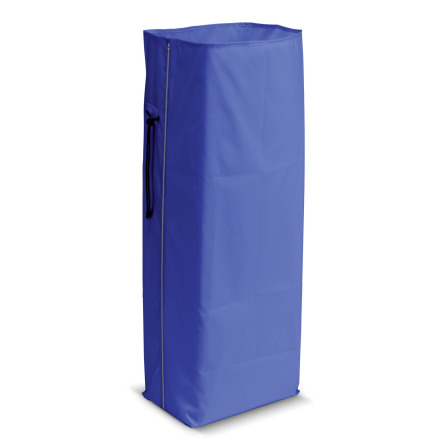 Waste bag with zip fastener 70L blau