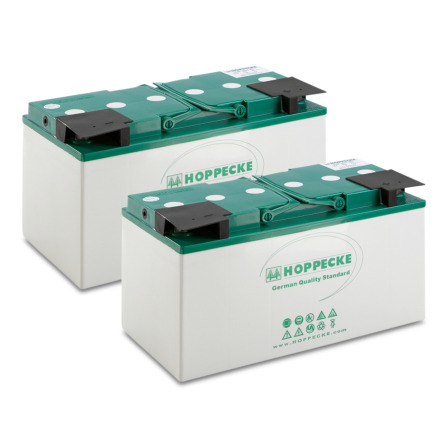 Jeu de batteries, 24 V, 80 Ah, Sans entretien