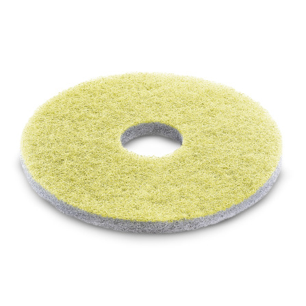 Pad diamant, moyen, jaune, 306 mm, 5 x