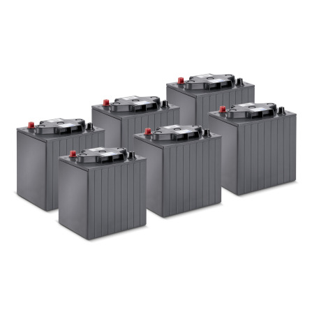 Batterijset, 36 V, 240 Ah, Onderhoudsvrij