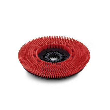 Brosse-disque, moyen, rouge, 550 mm