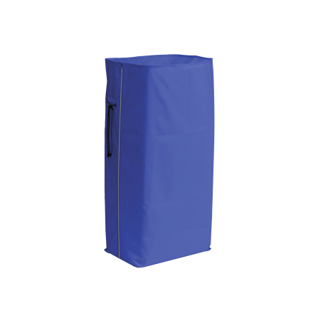 Sack with zip fastener blue 120L