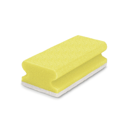 Éponge jaune/blanc 10 pcs