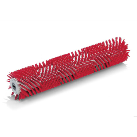 Brosse-rouleau, moyen, rouge, 1118 mm