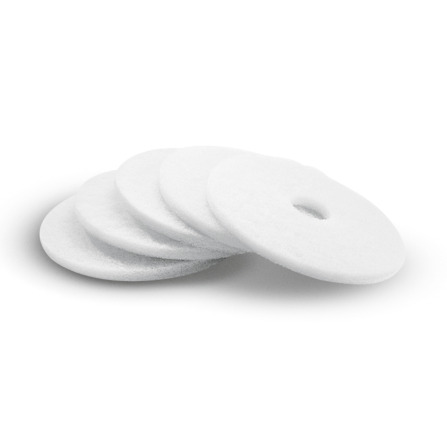 Pad, très souple, blanc, 406 mm, 5 Pièce(s)